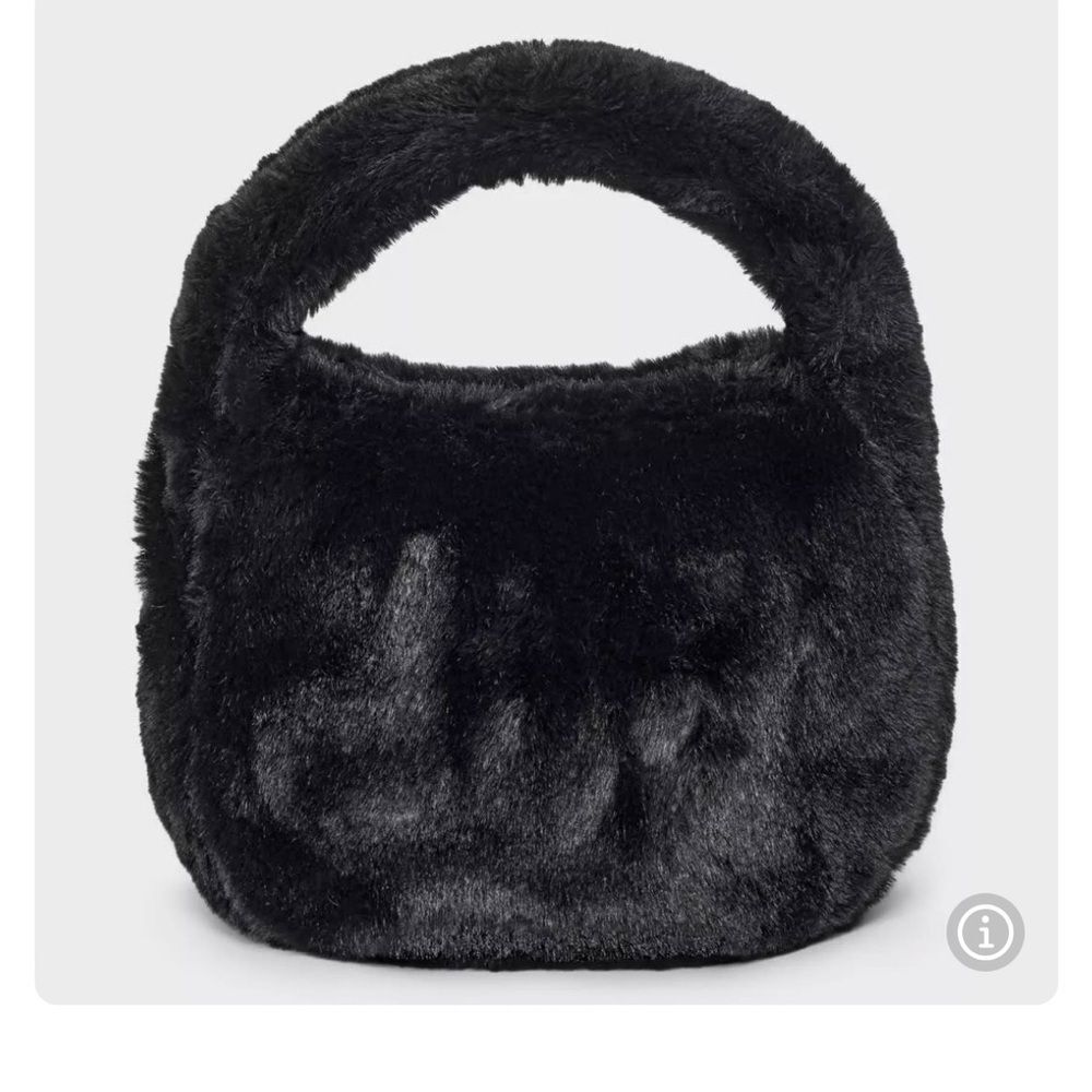 Wild Fable Mini Faux Fur Top Handle Bag NWT